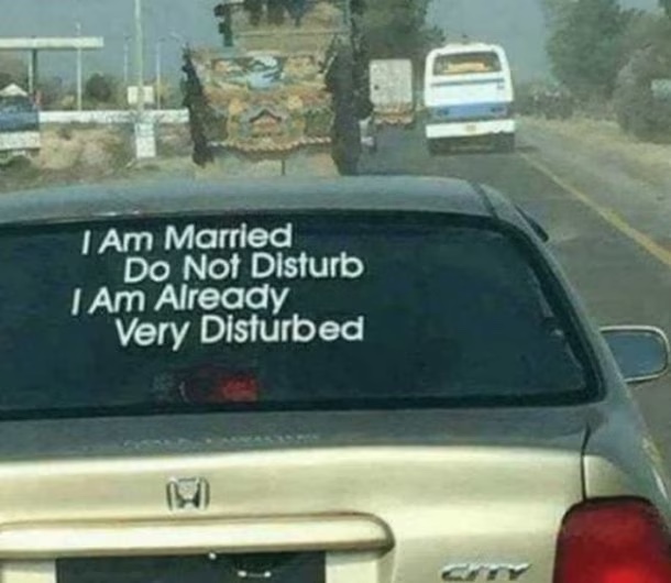 Funny examples of marital bliss? Can you contribute a joke or meme?