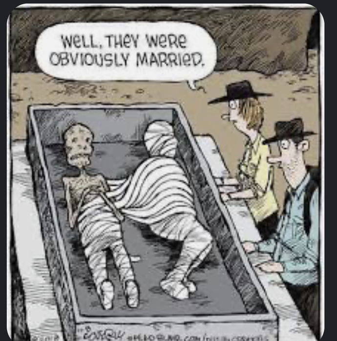 Funny examples of marital bliss? Can you contribute a joke or meme?
