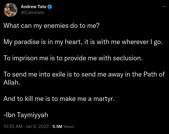 Do you think Andrew Tate is guilty?
