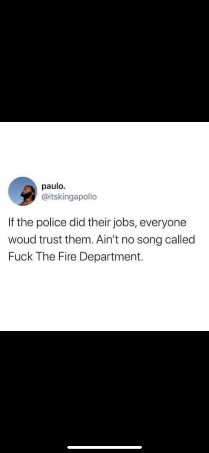 How would you react if you heard someone say that cops are not heroes?