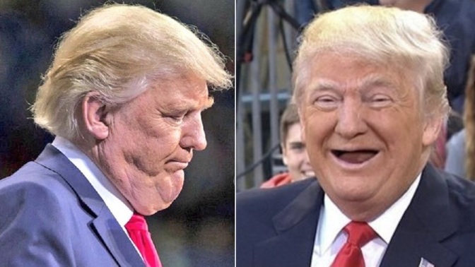 Does Donald Trump look better husky or as a thinner gentleman?