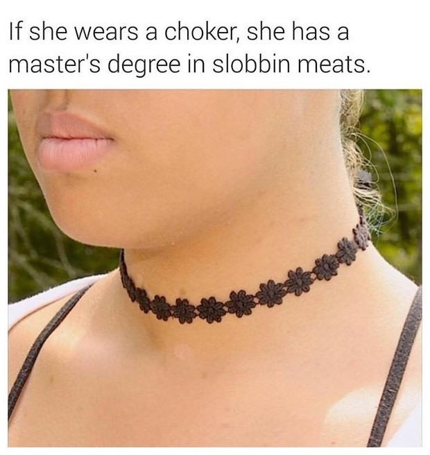 Should I wear a choker?