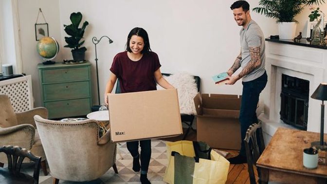 Why do people opt to move in together in the 0-3 month stage of a relationship?