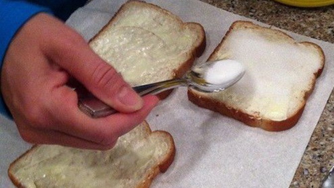 Have you ever had a sugar sandwich?