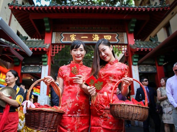 Red is color of luck... everything is luck in China...