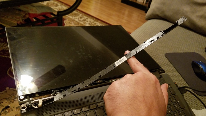 Does anyone know how to fix a laptop hinge?