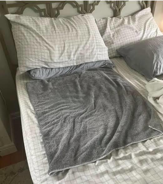 What you put on bedsheet when you makeout?