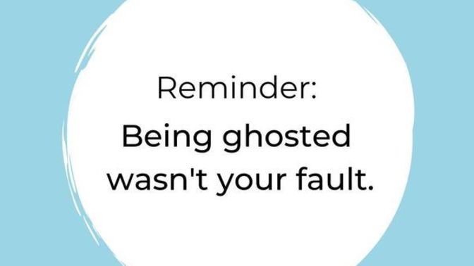 What are reasons you feel that ghosting your partner is justified?