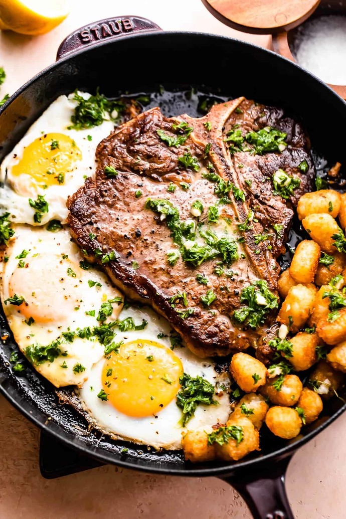 What do you think about steak and eggs? Do they go together or are they an abomination?