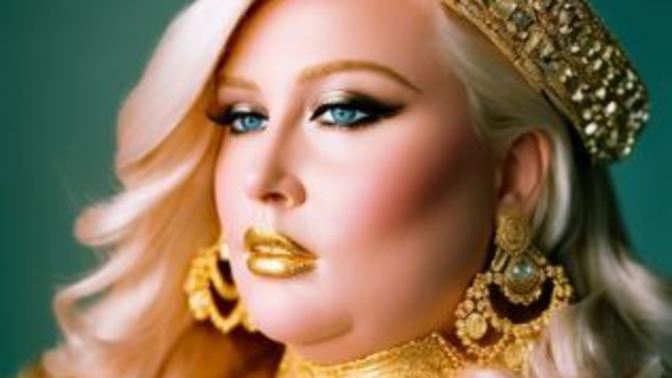 Do you think she looks glamorous and classy with that jewels that worth more than an average house?
