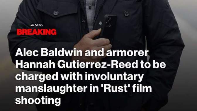 Thoughrs on Alec Baldwin being charged for involuntary manslaughter?