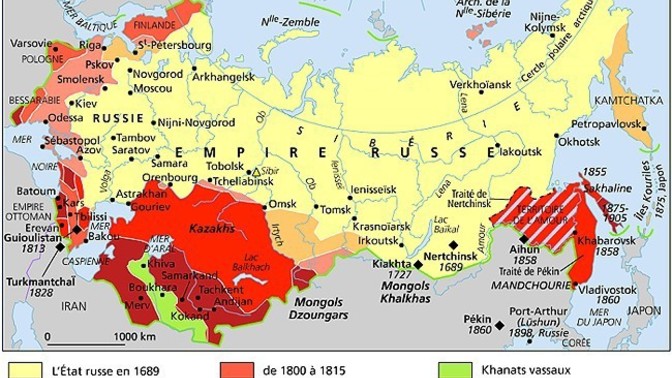 Will Russia always try to regain its "empire" and start again the conquests made by Peter the Great and the great Catherine II?