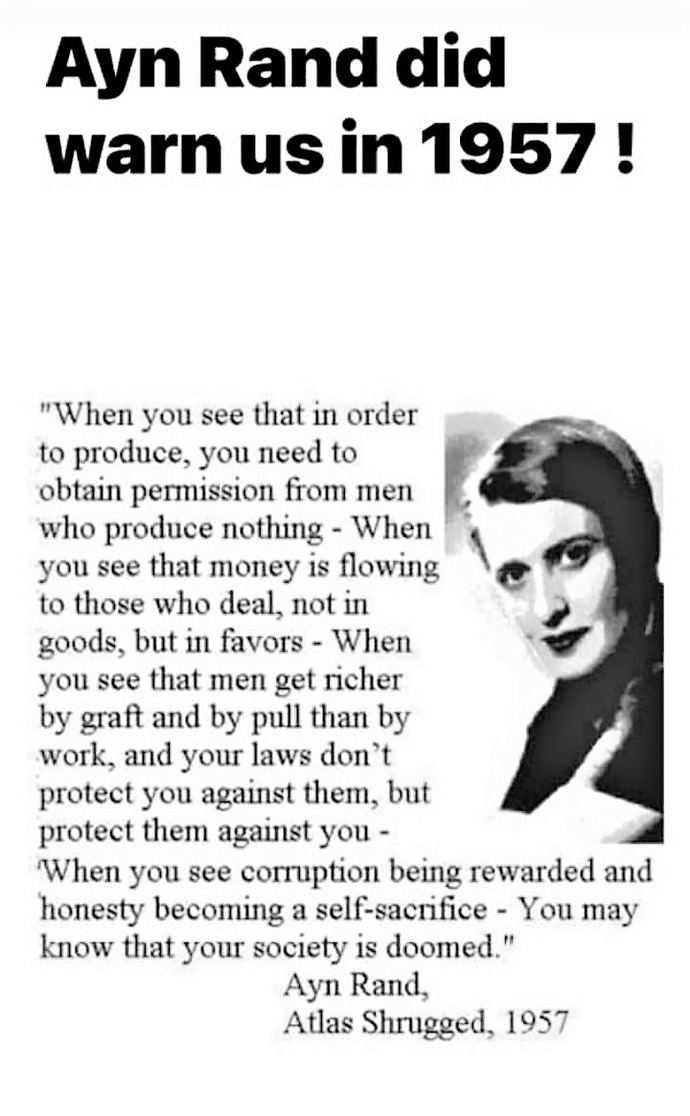 Is this true of the state of our government?