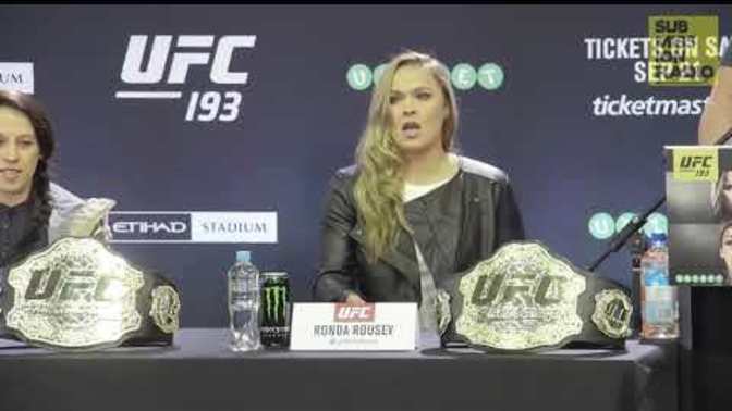 Do you agree with Rhonda Rousey?
