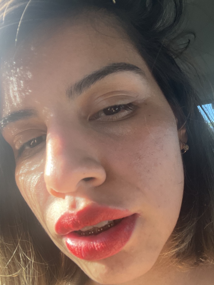 Is wearing a red lip attention grabbing?
