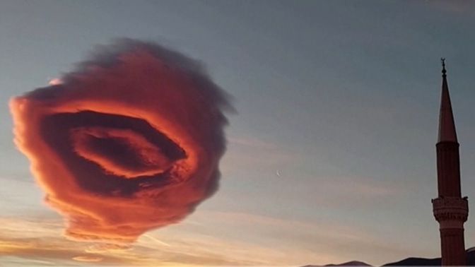 Have you ever witnessed a strange cloud in the sky?