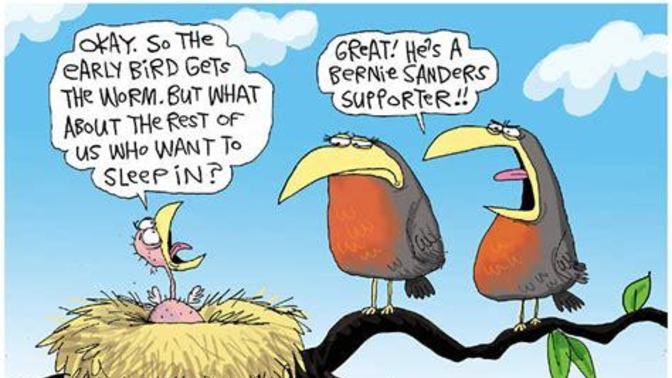 Are you a early bird, do you wake up half past a baboons ass?