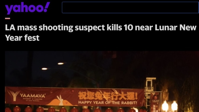 Great…another mass shooting targeting minorities. Maybe put some limits on guns?