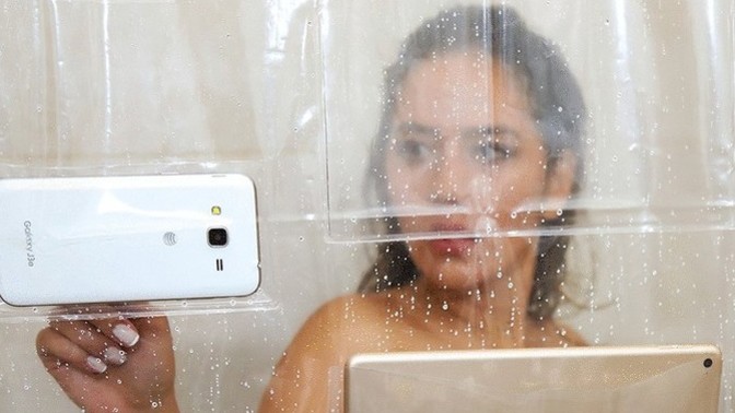 Have you ever texted/messaged someone while you were in the shower?