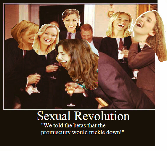 See sexual revolution, promiscuity, and the drip economy.