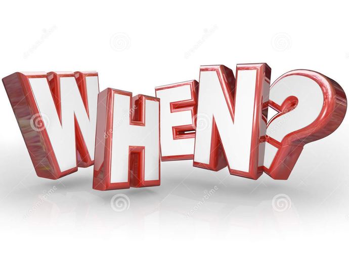 Simple question... When di you LAST do that?