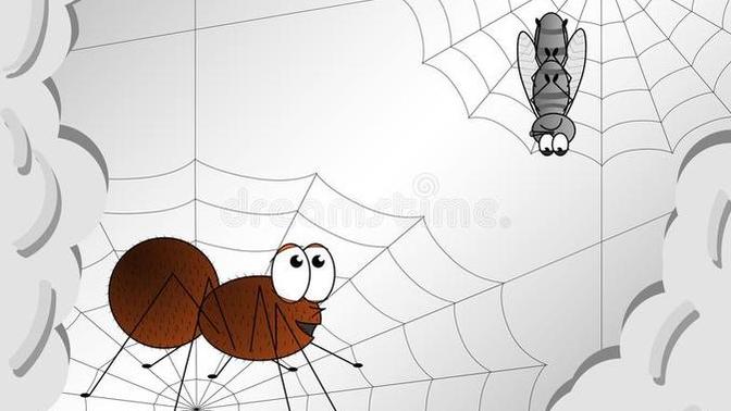 If YOU were a spider and a fly got itself stuck in your web how would you ‘take care’ of it?