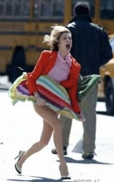 What do you think of this girl whose clothing is extremely feminine and elegant?