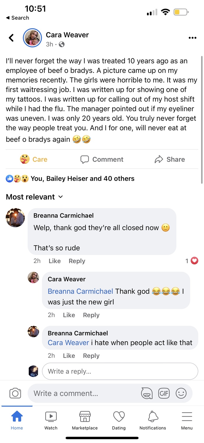 What do you think of the way she was treated?