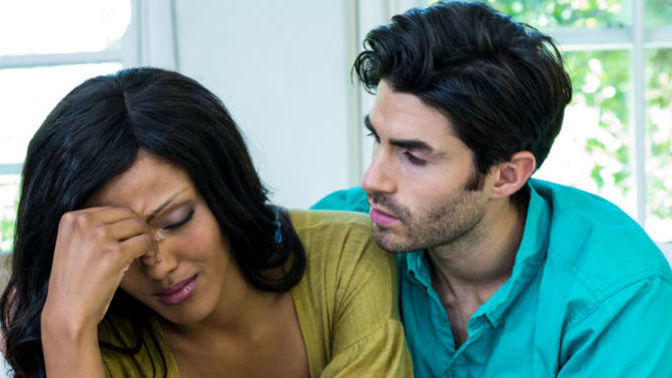 How do you react when your romantic partner is upset?