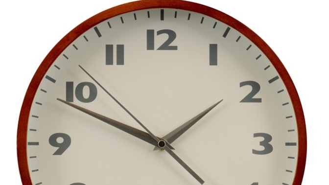 What TIME was it when you did that?