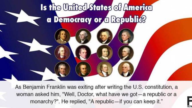 Is the United States a Republic or a Democracy and is there a difference?