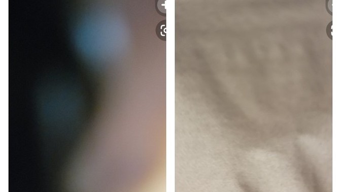 Black border on snapchat?
