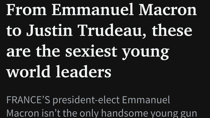 Which one of these sexiest young world leaders looks more masculine?