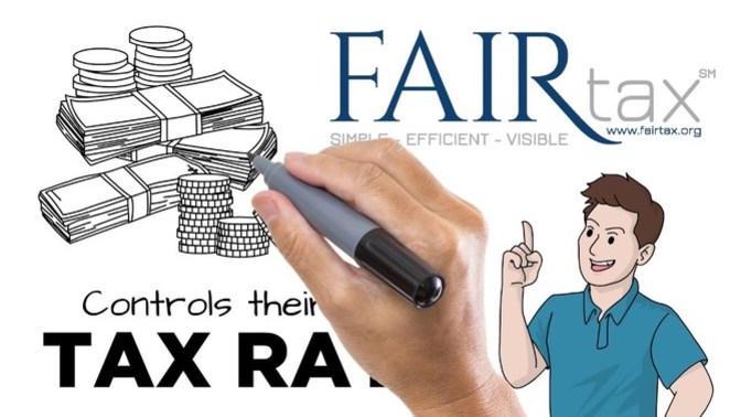 Are you in favor of the FairTax; That is, a National Sales Tax that eliminates the IRS and the Federal Income Tax?