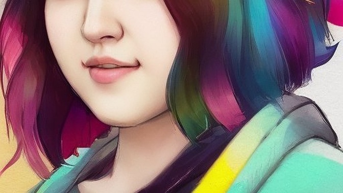 Here is my avatar! Have you used the Lensa app?