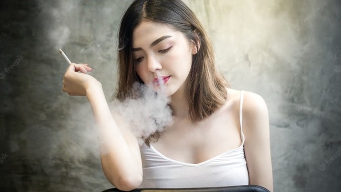 Are you smoking cigarette? Why are you smoking cigarette? How many cigarettes you smoke a day? How's the feeling of smoking cigarette?