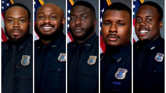 What your thoughts on these 5 police who are in jail due to another black man killed?
