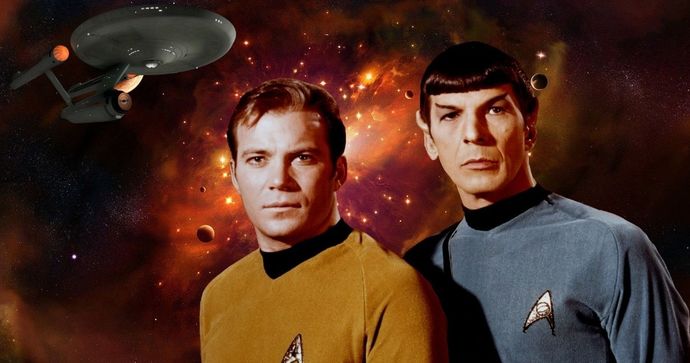 Kirk and Spock