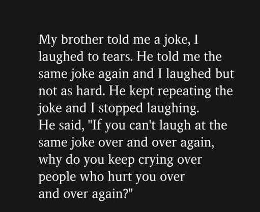 Why does my boyfriend just expect me to "get over things" when he hurts me?