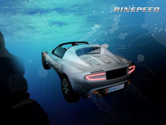 Is there a car that be driven on land, fly & go underwater?