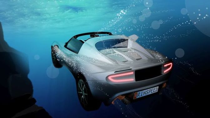 Is there a car that be driven on land, fly & go underwater?