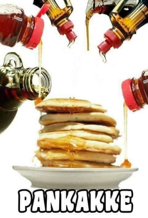 Should pancakes be stacked or eaten separately?