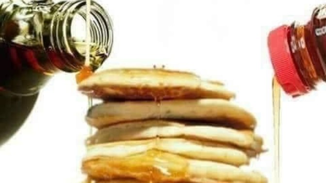 Should pancakes be stacked or eaten separately?