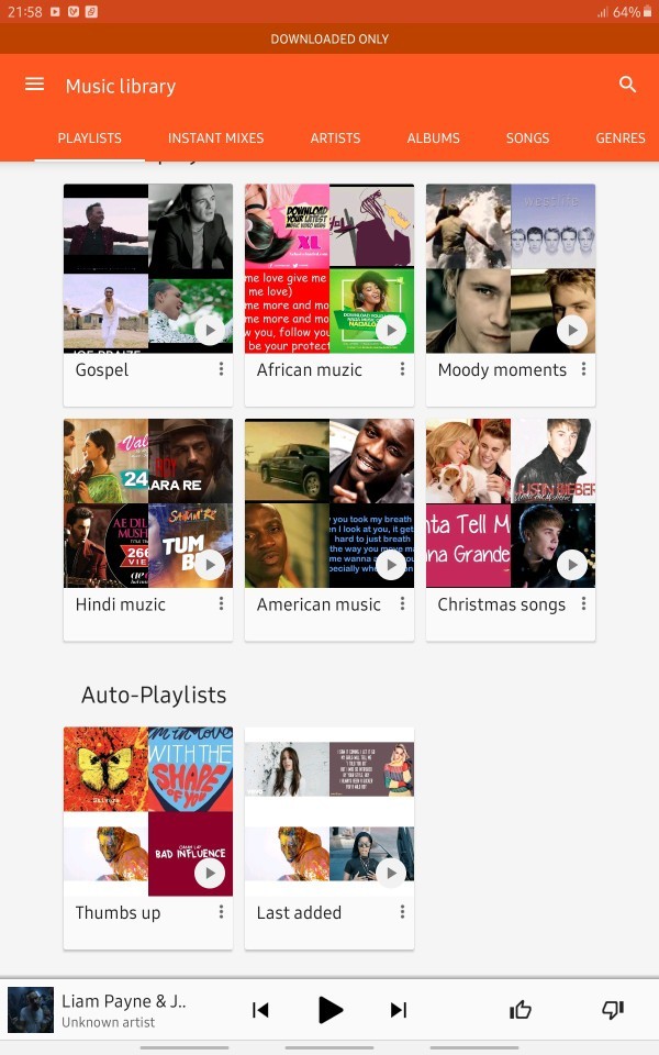 Do you have a playlist for a lot of occasions?