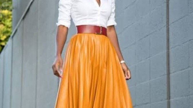 Styling pleated skirt?