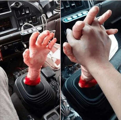 What would you do if you went to shift your car and found this instead of your shifter?