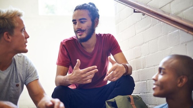 What does it mean when a guy asks if my friends are girl or boys? Could it mean anything?