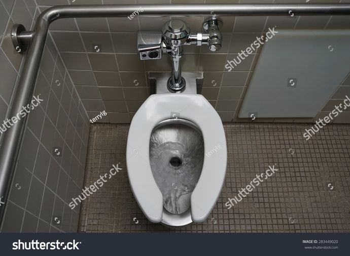 Flush twice