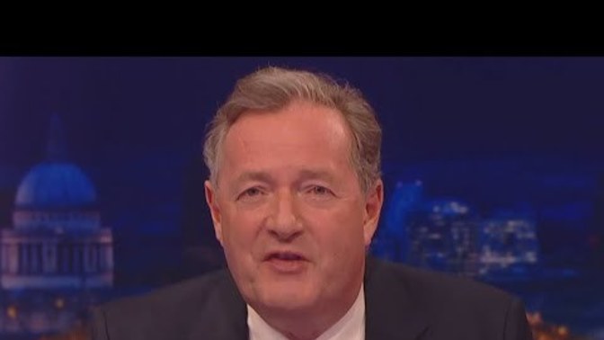 What you think of what Pierce Morgan is saying here?