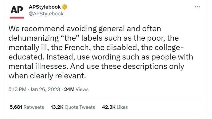 Is it offensive to say the French?